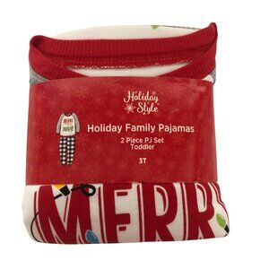 Holiday Style Toddler Family Pajamas 2 Piece Christmas PJ Set Size 3T